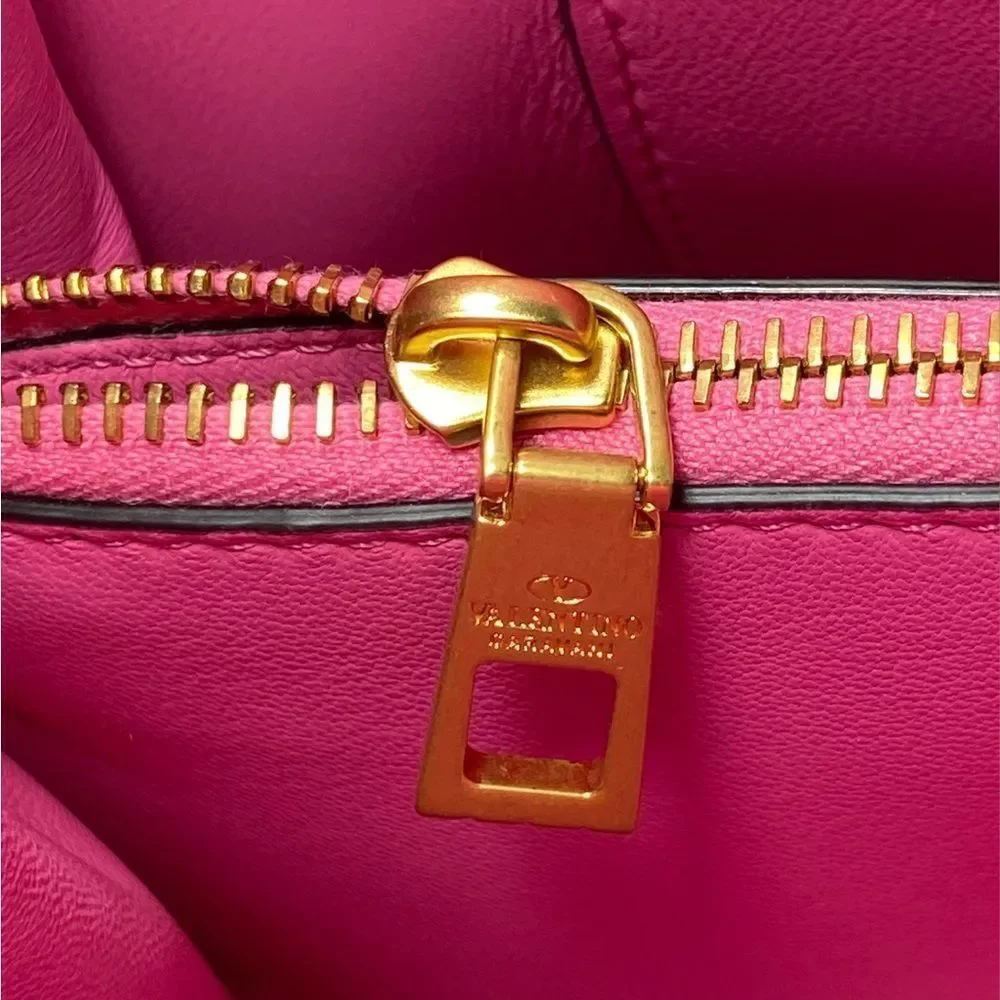 Valentino Garavani VLogo Leather Shoulder Bag